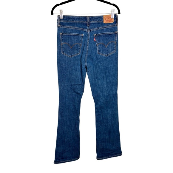 Levi’s 725 High Rise Bootcut Jeans Medium Wash Classic Denim Size 29 - Picture 5 of 10